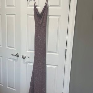 Purple formal dress